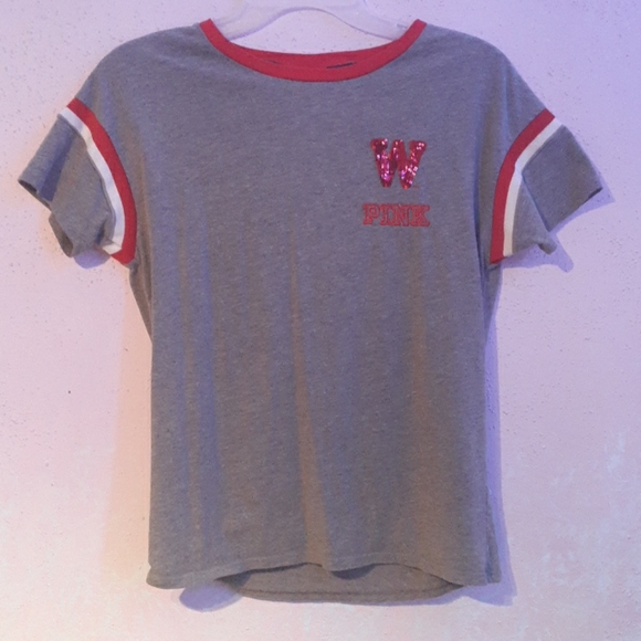 VS Pink University of Wisconsin tee - Picture 1 of 2